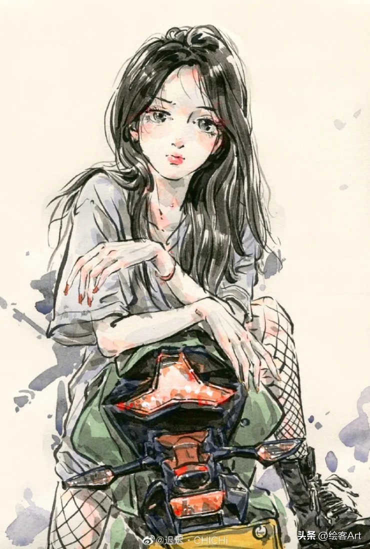 吃了十吨德芙的手去哪里买?这里!超丝滑的水墨漫画教程,马住