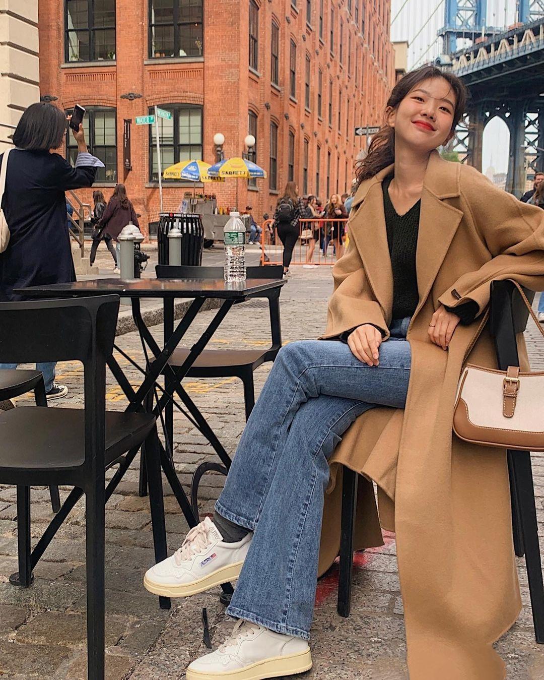 休闲大衣长款的穿搭技巧,简单版型很正的大衣穿搭