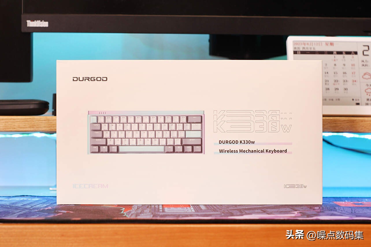 杜伽k330w热插拔机械键盘体验,杜伽k310樱桃黑轴键盘测评