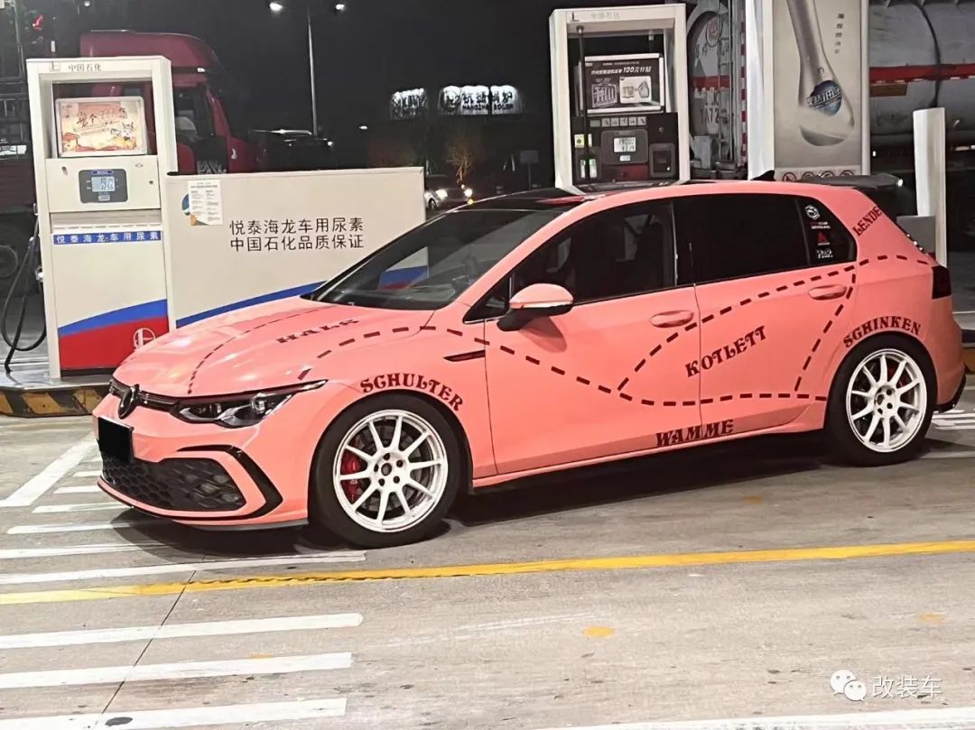 高尔夫gti8代走街,大众高尔夫第七代gti爆改