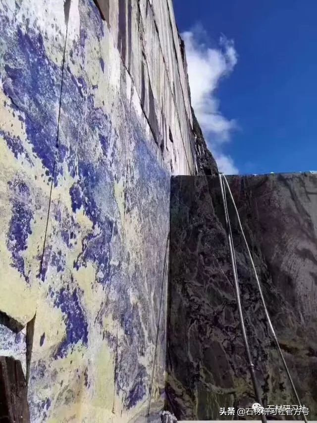 高端大气上档次低调奢华石材,石材蓝色经典