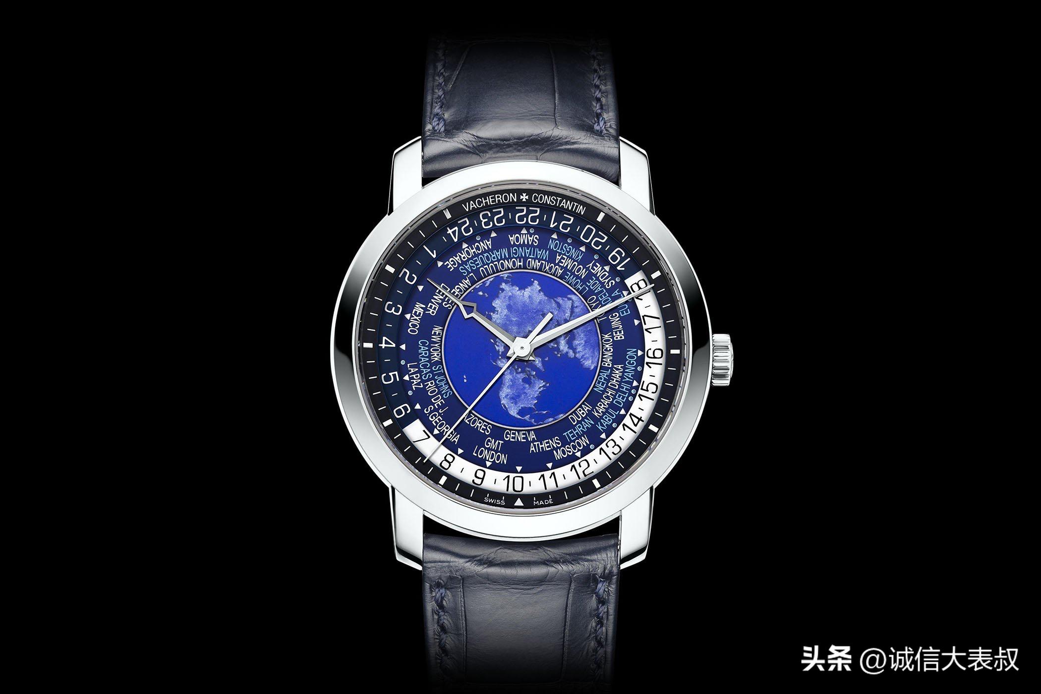 江诗丹顿overseas万年历计时腕表,珐琅腕表江诗丹顿