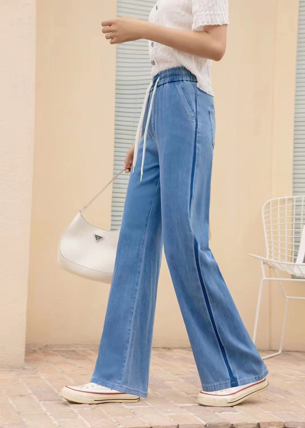 夏季必备冰丝牛仔裤,这个季节特别适合穿冰丝牛仔裤