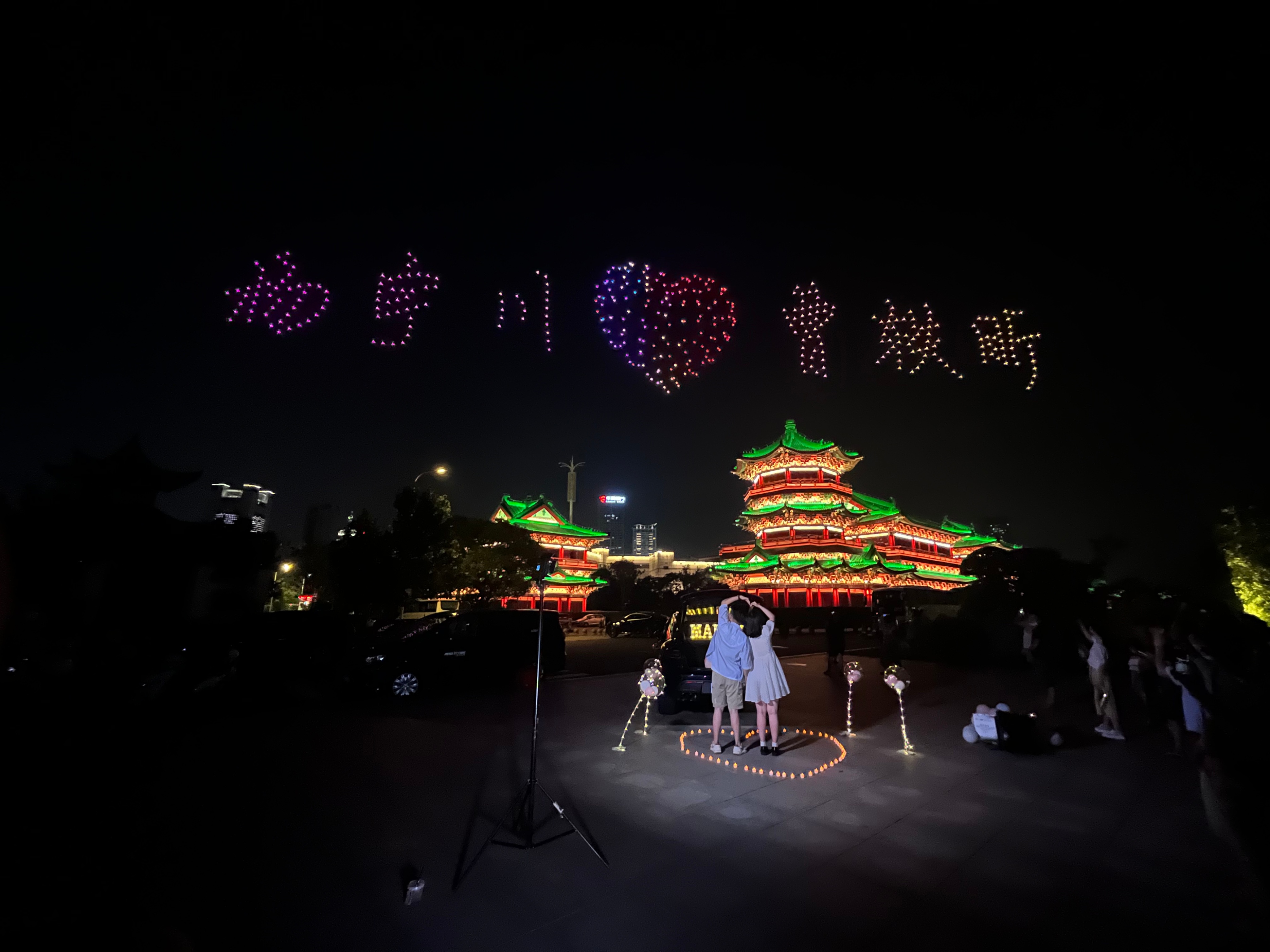 浪漫至死不渝杭州夕阳下跳舞视频,浪漫至死不渝双人舞15秒