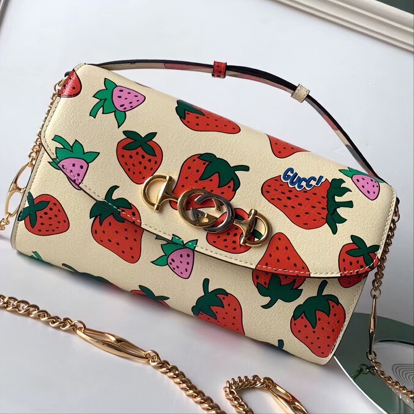 草莓包包网红款成品,草莓包包网红款女款