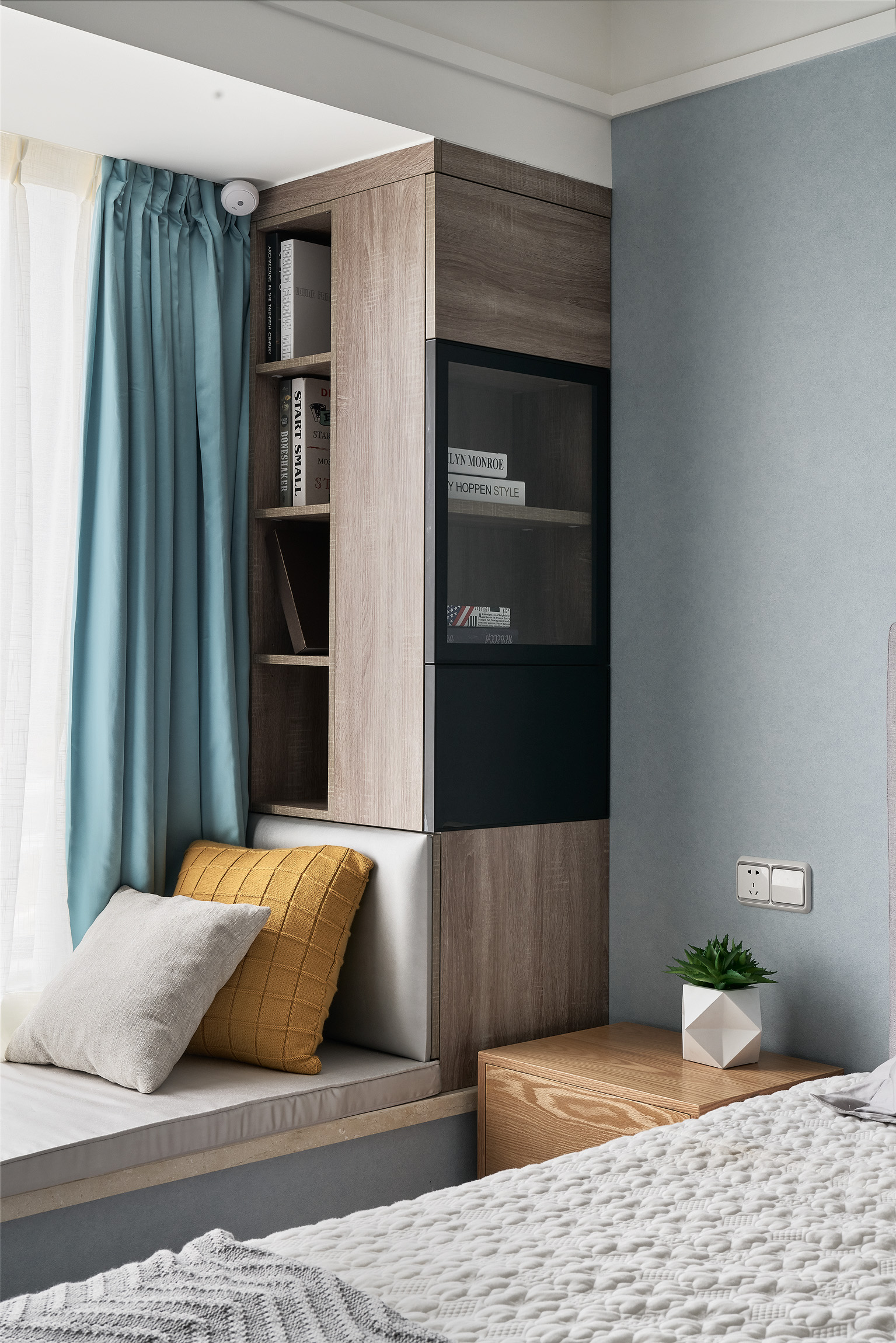 2019卧室飘窗设计获奖图片,卧室飘窗最新款最时尚设计