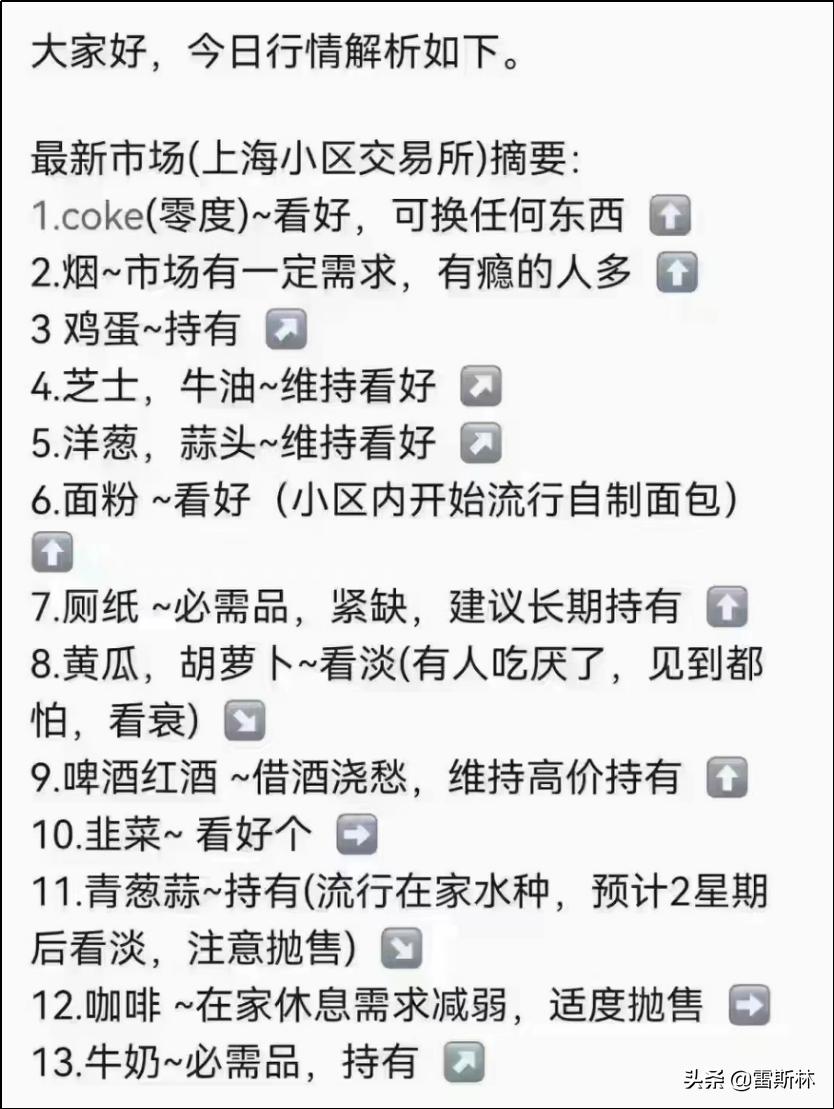 上海以物易物硬通货,上海以物易物段子