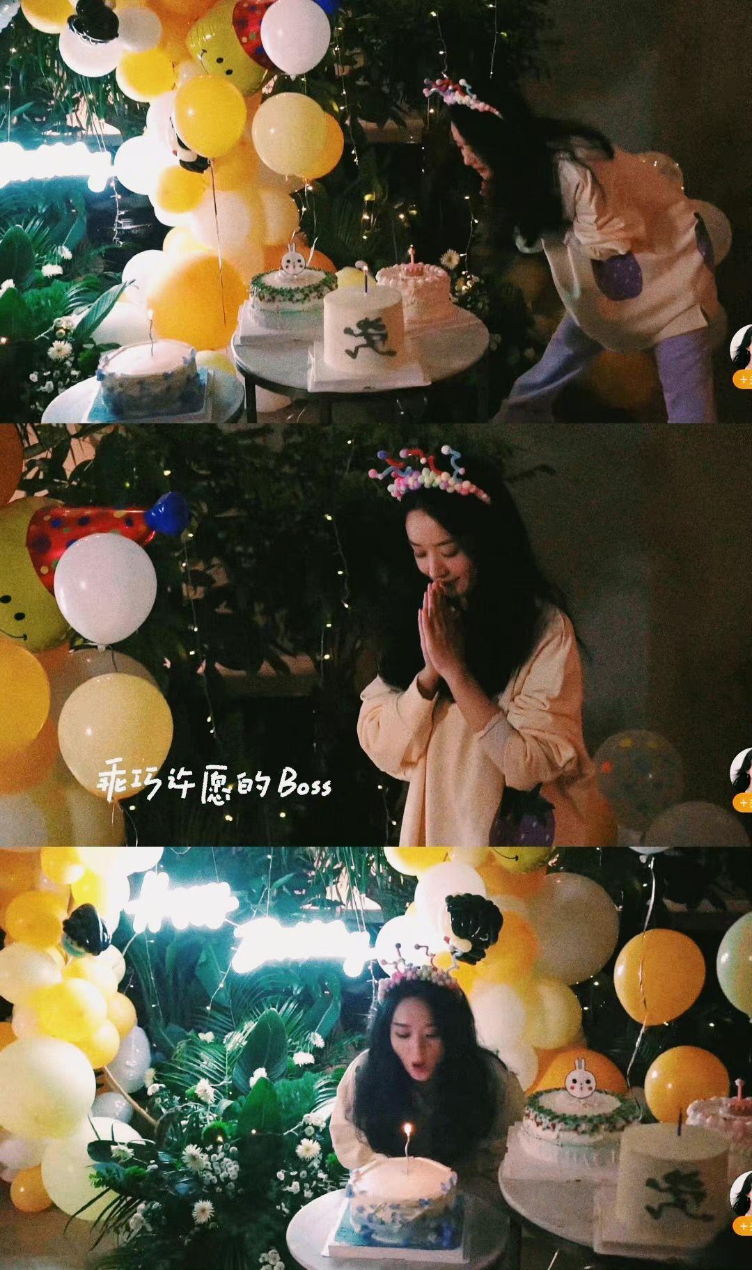 赵丽颖生日快乐34岁庆生照,赵丽颖生日活动造型