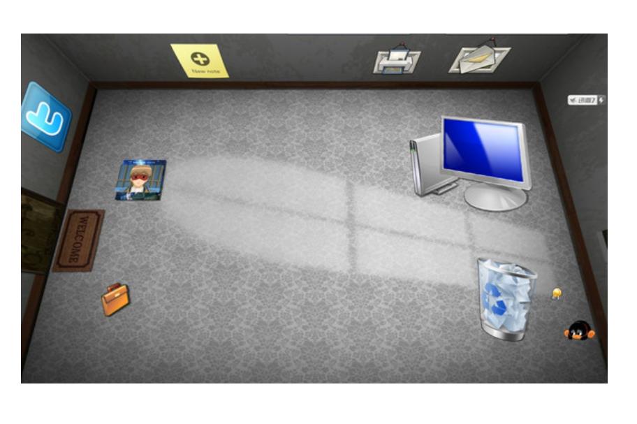 电脑3d桌面,3d桌面软件win7