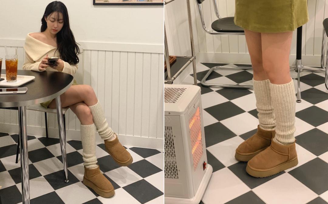 袜套堆堆袜穿法教程,袜套堆堆袜休闲怎么穿