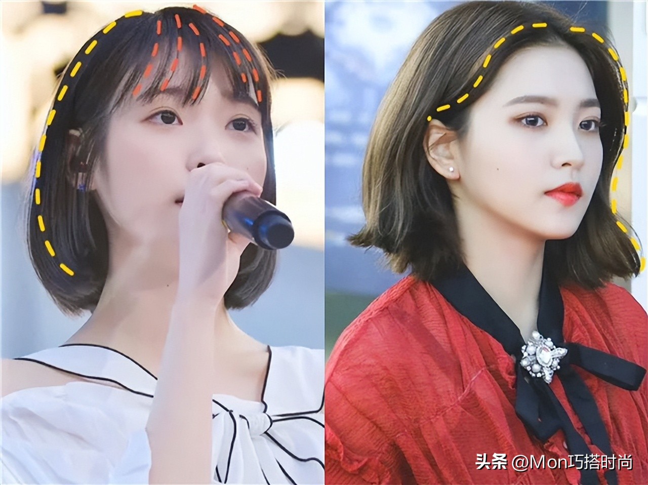 女生齐肩发型推荐长脸发量多,今年超火齐脖短发