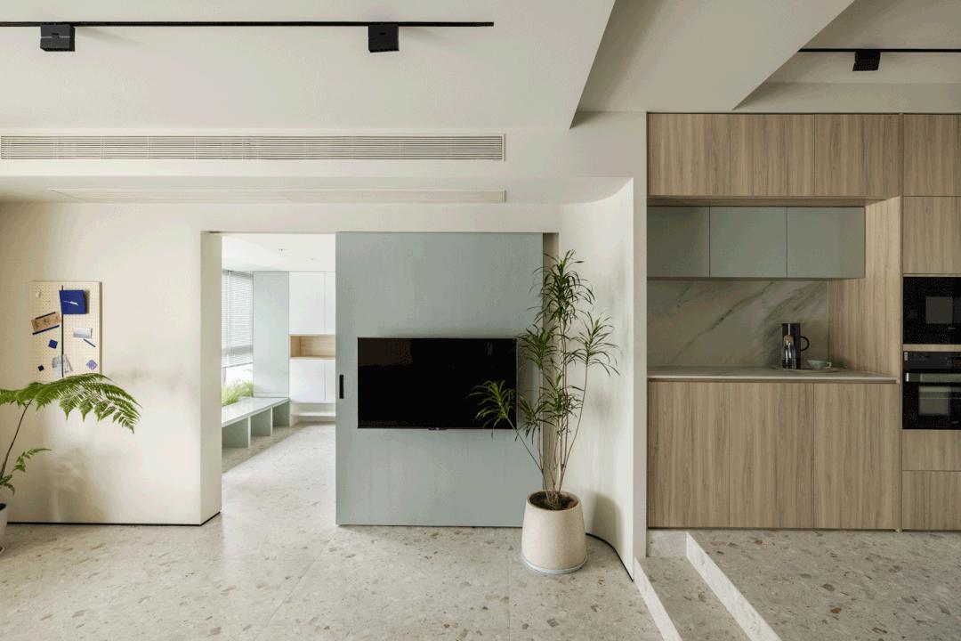 成都164㎡的小屋火了，仅凭一个玄关就圈粉无数，家居氛围太棒了