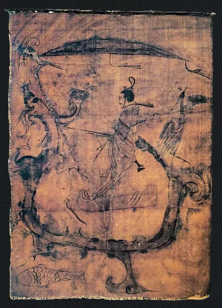 古代躺椅古画,古画之圆鼓凳