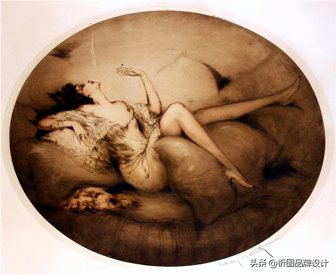 因为路边金发女郎而改变一生的油画家，他的人体油画定格18岁妻子