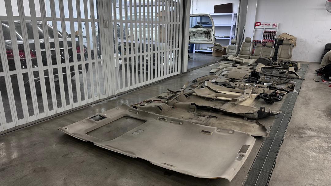 06年丰田霸道汽车翻新全过程,从山西拉回来的车