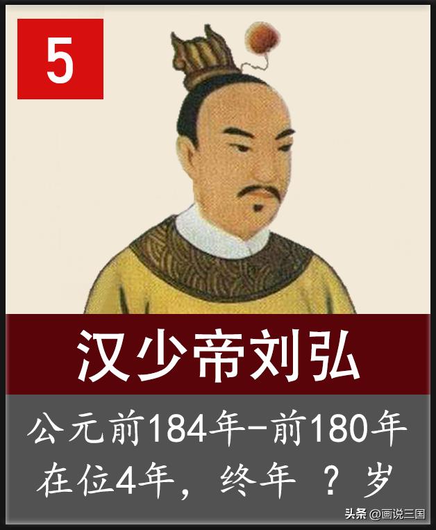 西汉历代皇帝的年龄寿命皇位继承顺序和在位时间