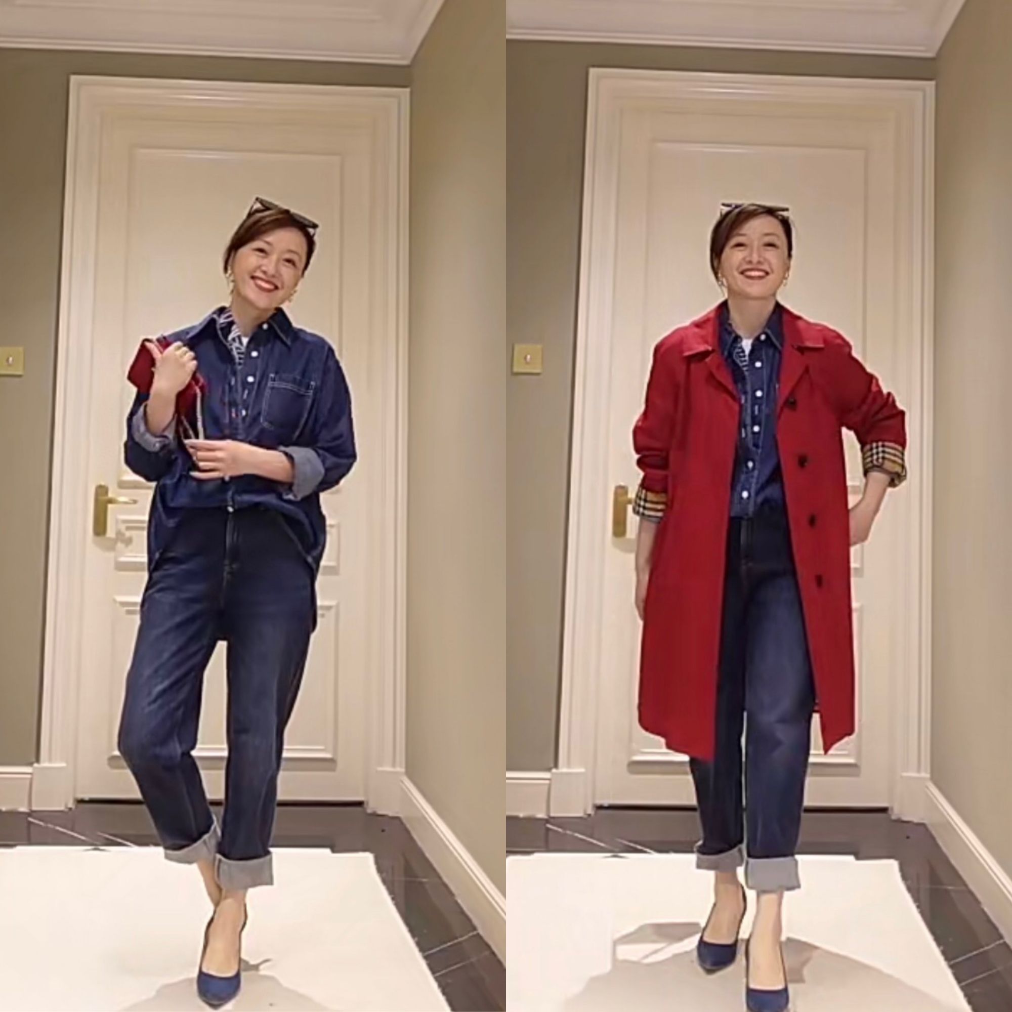 最适合小个子拜年的衣服,小个子拜年穿搭