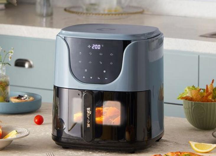 苏泊尔空气炸锅甄选,东方甄选黑椒肠空气炸锅