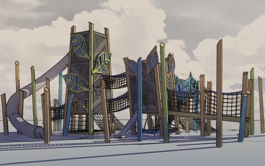 儿童游乐园景观设计手绘,儿童游乐场景观设计哪家好