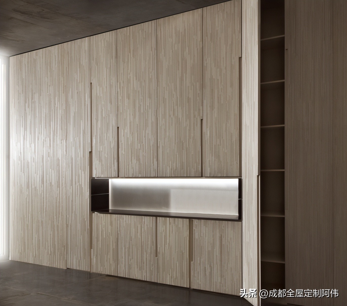 家庭全屋定制书架费用,全屋定制5米长书架多少钱