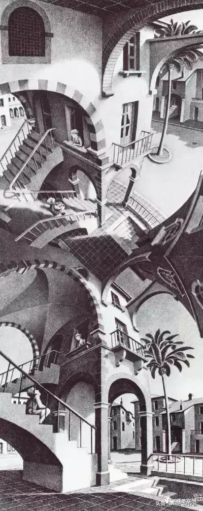不可能的图形：插画家埃舍尔创造的那些脑洞大开的作品