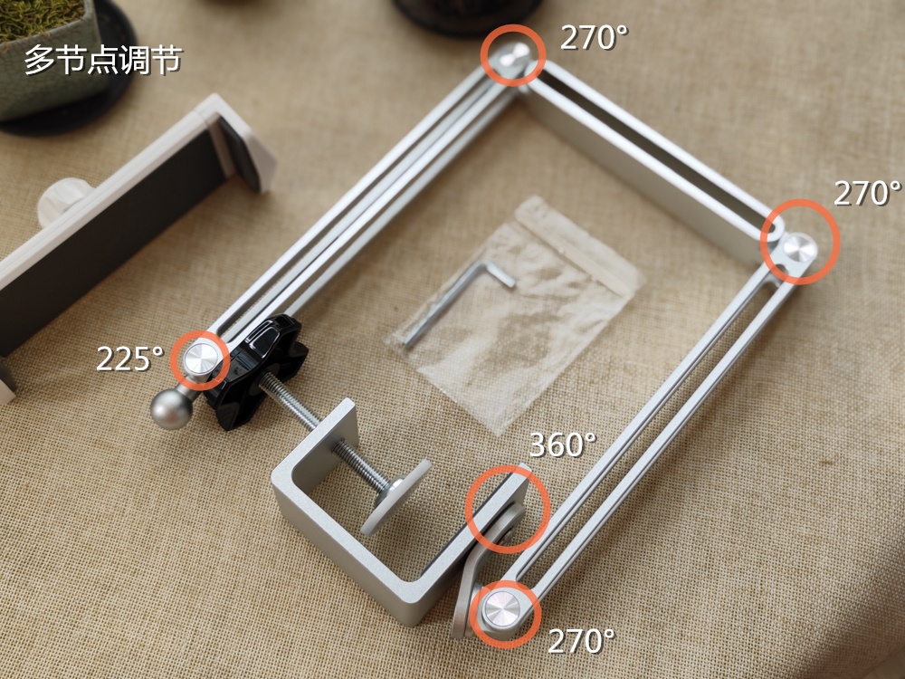 超值爆款懒人支架推荐,铝合金底座懒人手机支架
