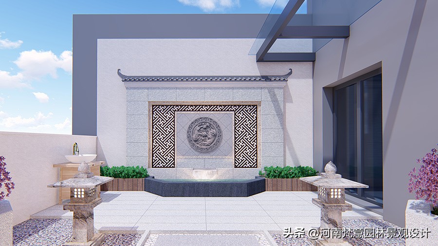 郑州屋顶花园设计制作,郑州高效服务的楼顶花园设计