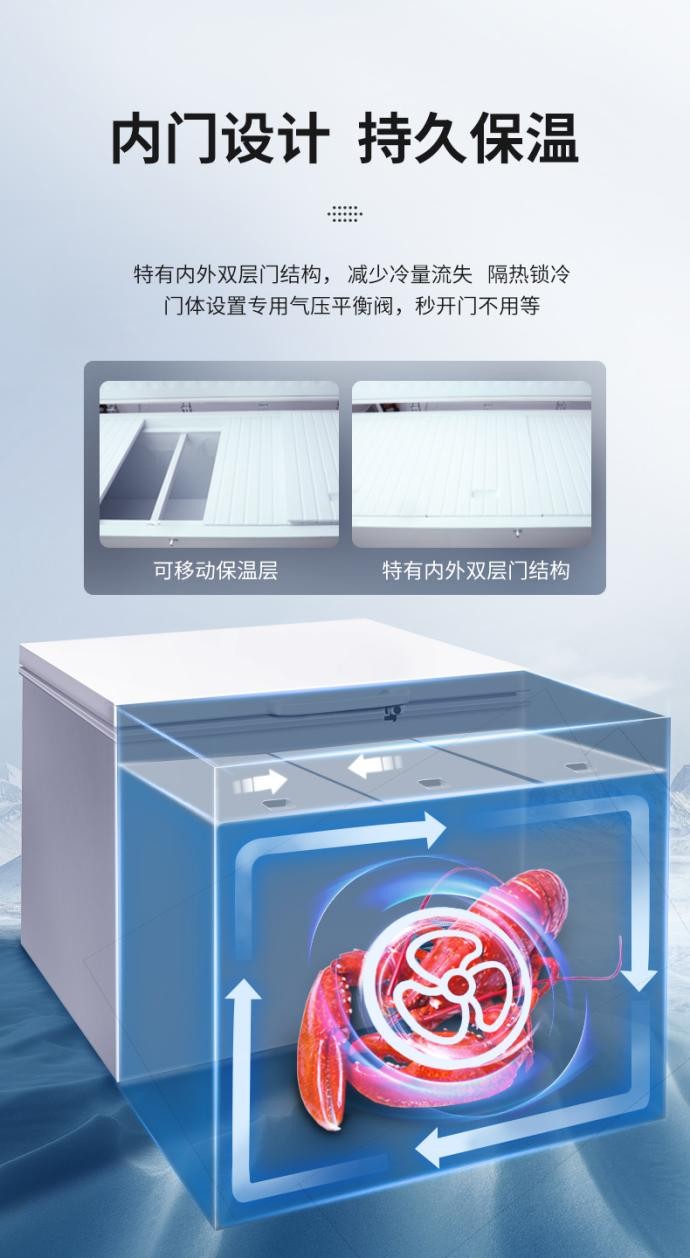 澳柯玛让冷柜进入无霜保鲜时代,澳柯玛风冷无霜冷柜质量杠杠的