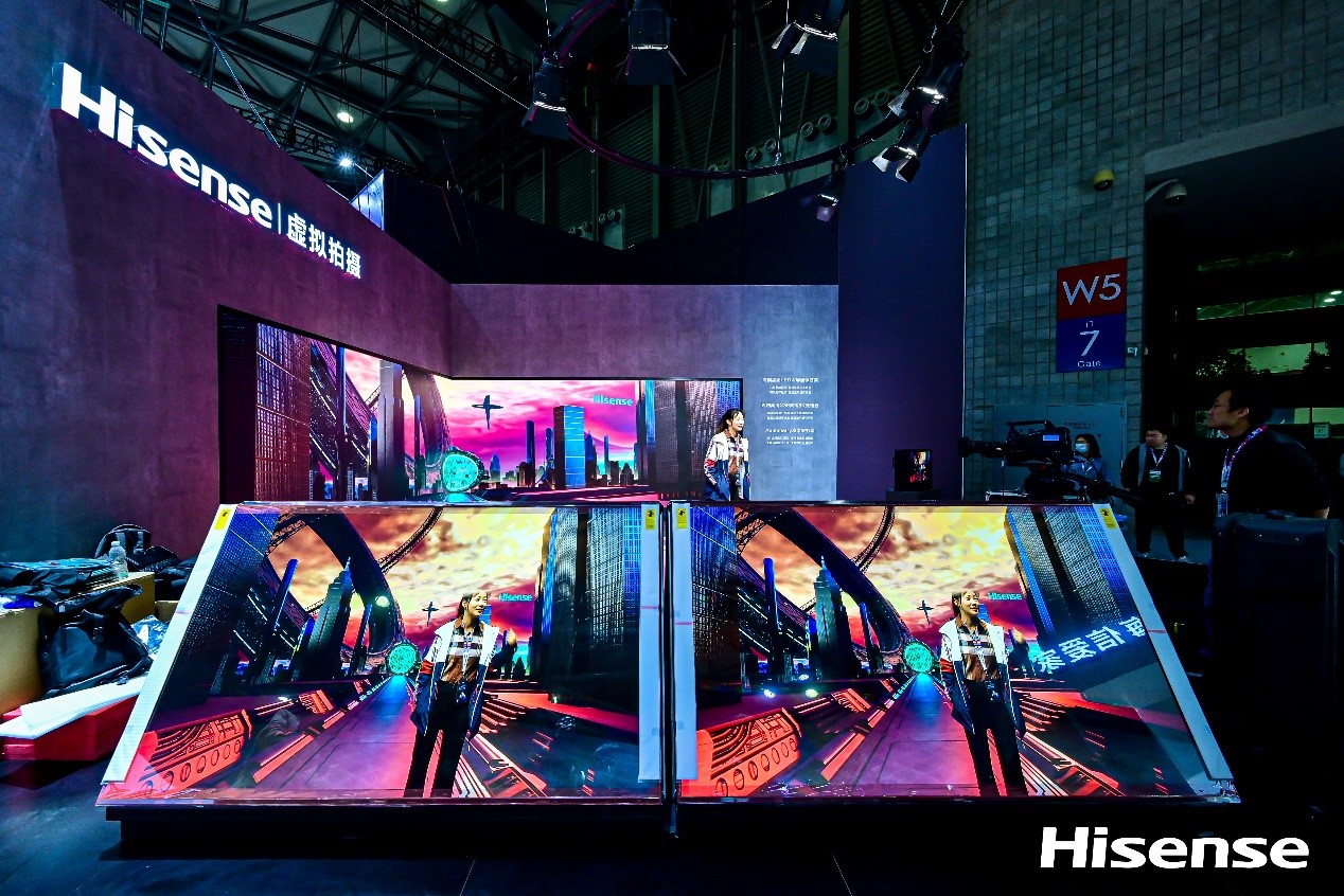 awe2024海信璀璨现场图片,awe2023海信电视