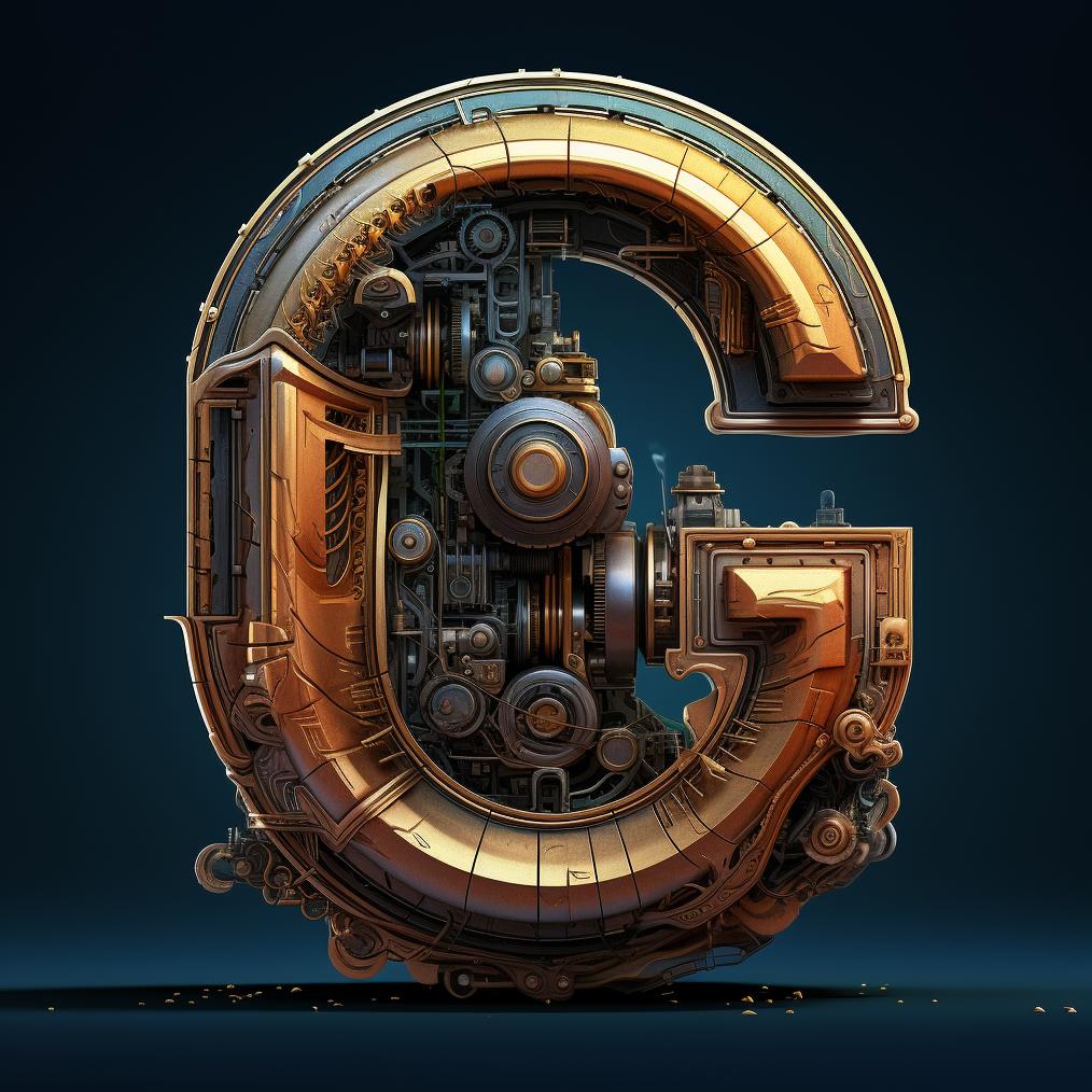 字母p的线条感设计,高级字母设计