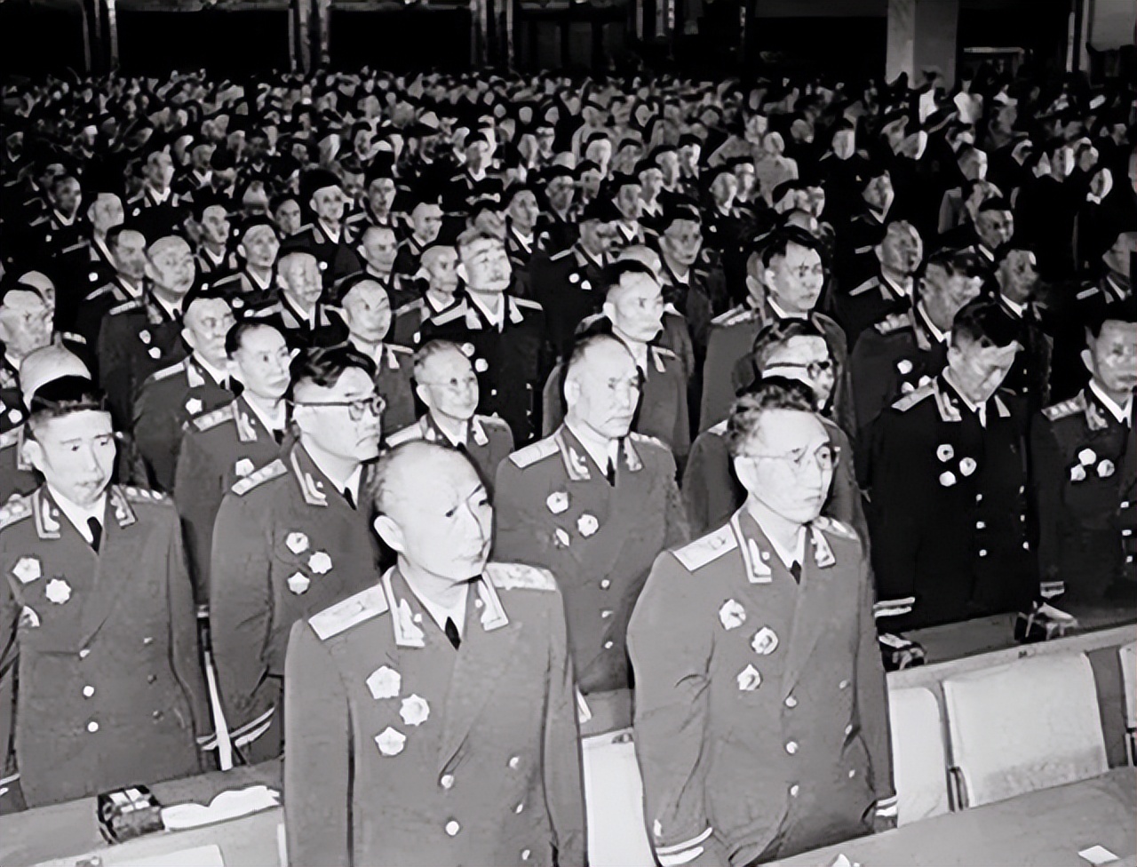 1955年十大元帅授衔仪式,1955年授衔的十大元帅