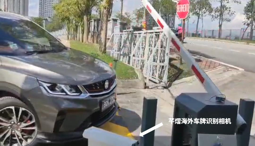 彰显中国科技,芊熠海外车牌识别相机落地马来西亚多个车场出入口