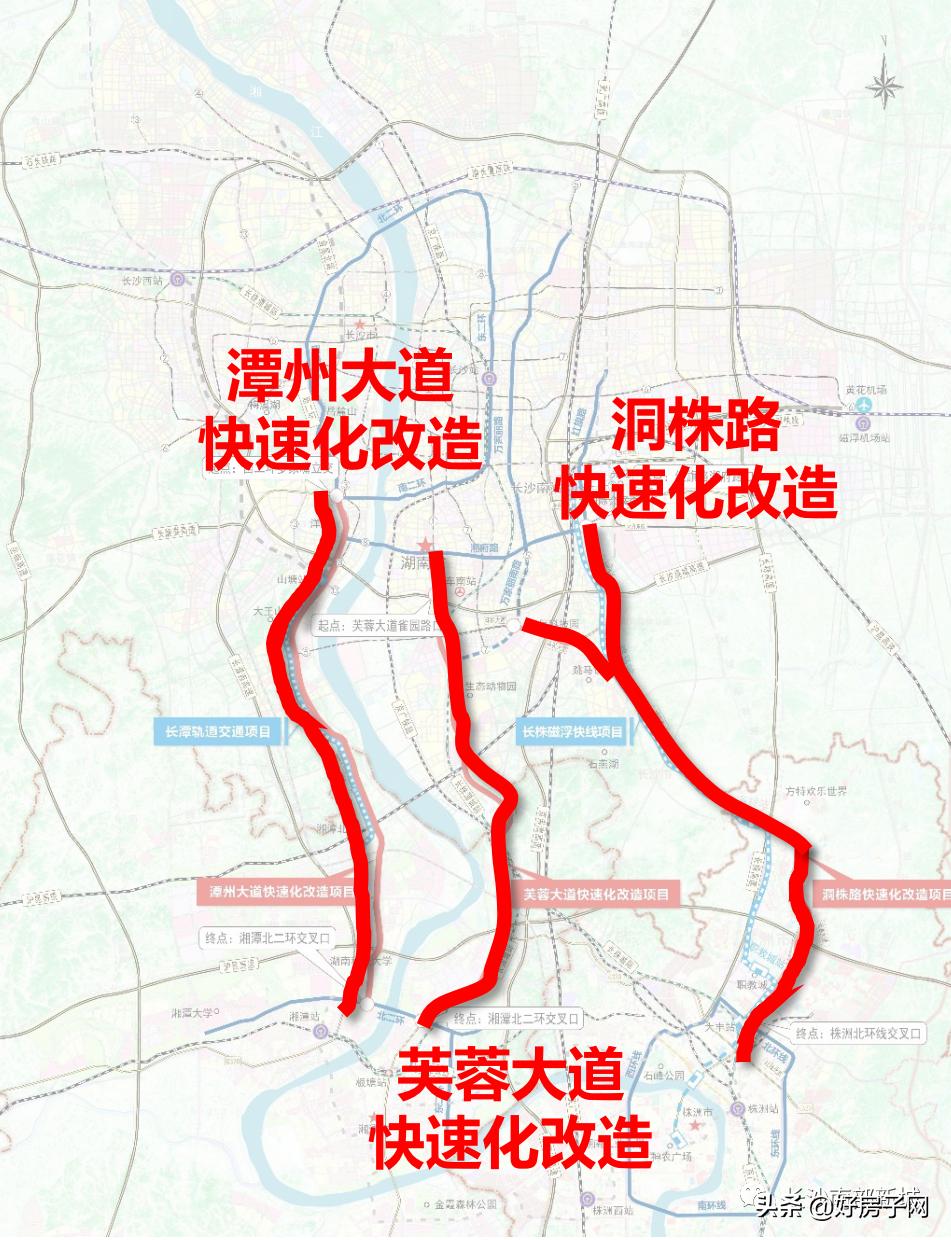 未来长沙南部片区发展前景,融城片区最新规划