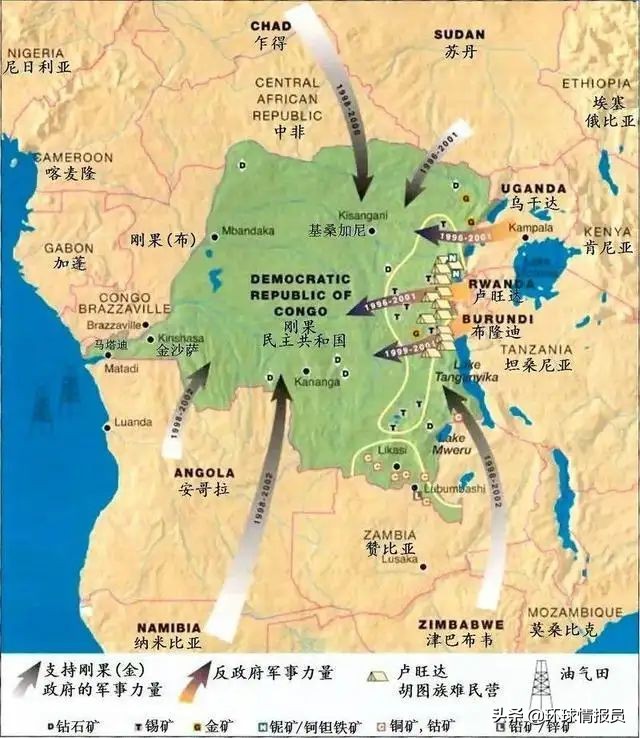 刚果战争：9国参战、500万人丧生，非洲版世界大战是如何引爆的？