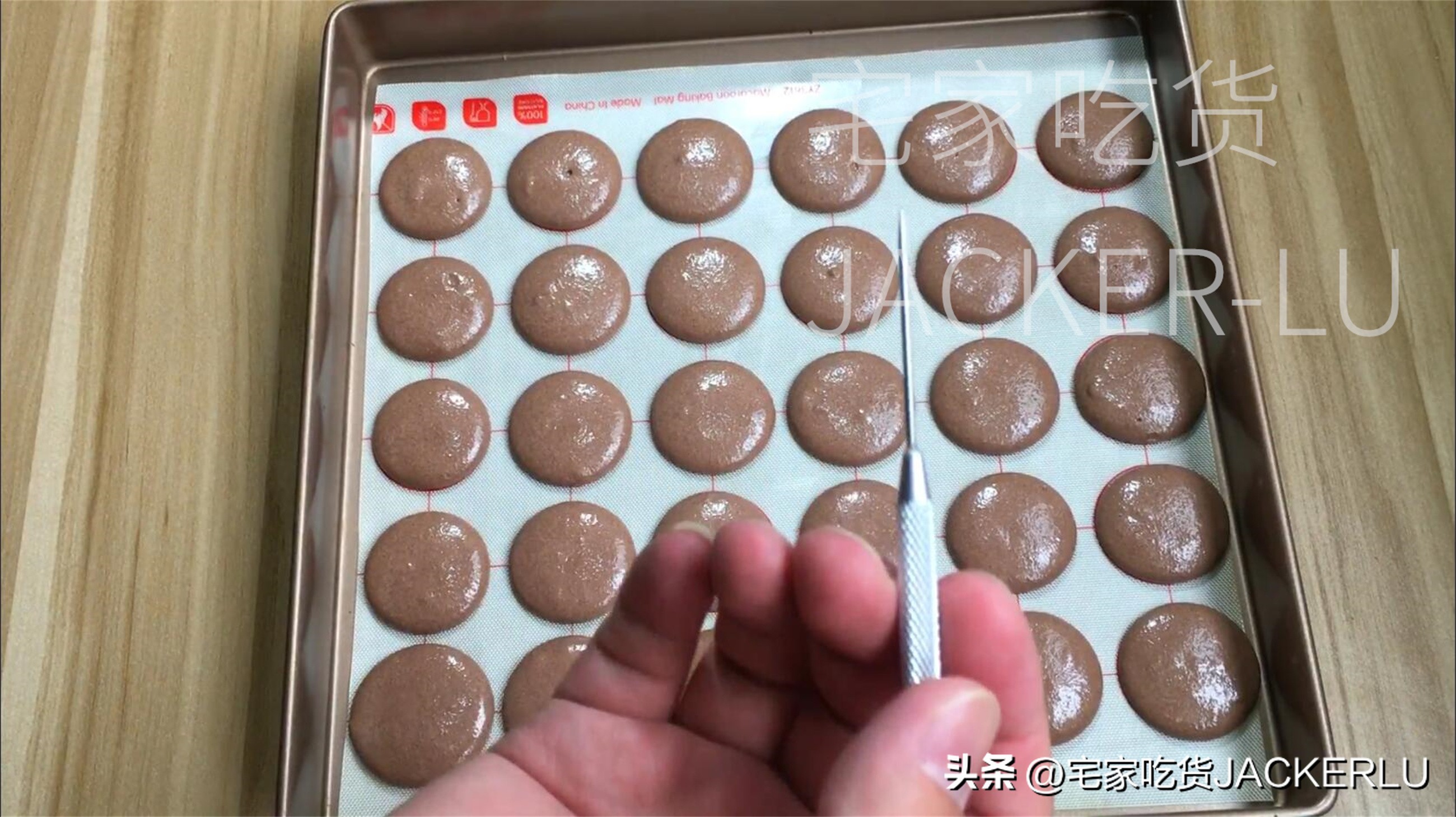 法式马卡龙的夹心做法,蔓越莓可可马卡龙吃法