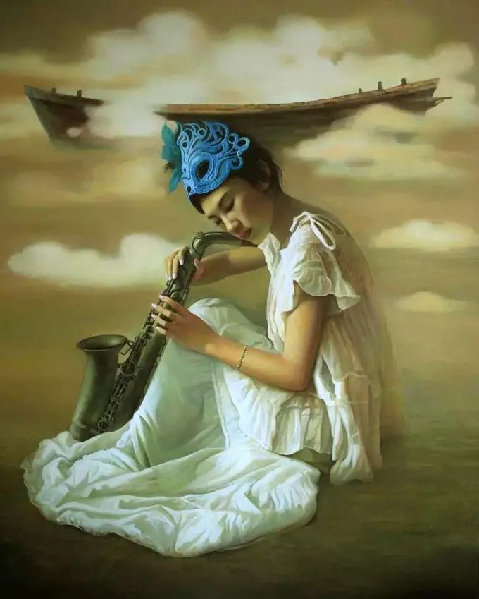 一个喜欢用上帝视角绘画女性人体美的画家，《心中的美好》舒展美