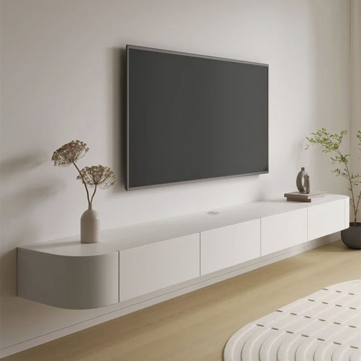 悬空电视柜加直立柜的最佳尺寸,为什么不建议做悬空电视柜