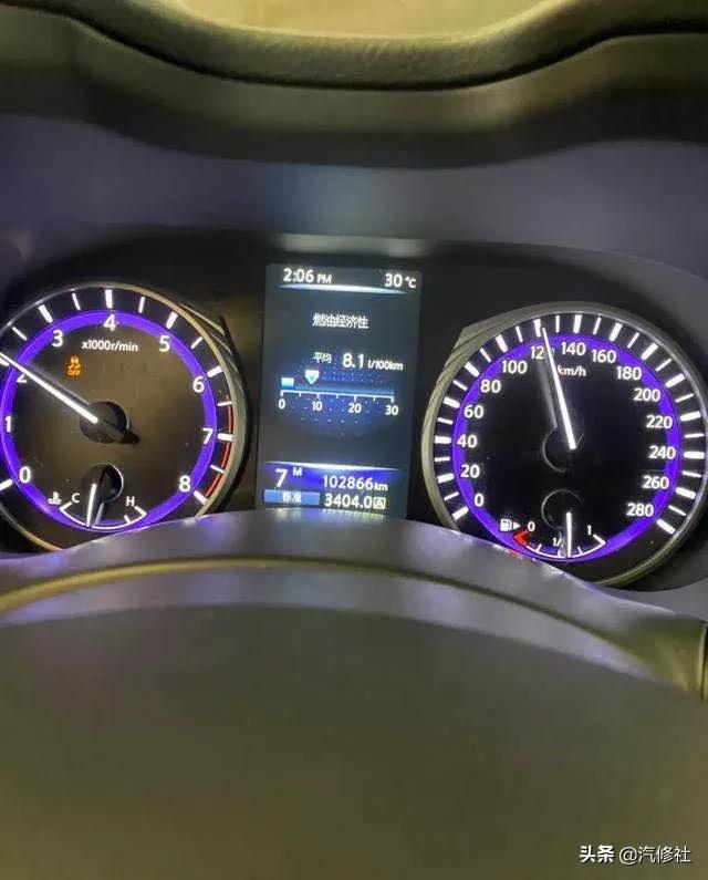 英菲尼迪q50l120码转速多少,英菲尼迪q50l发动机转速信号