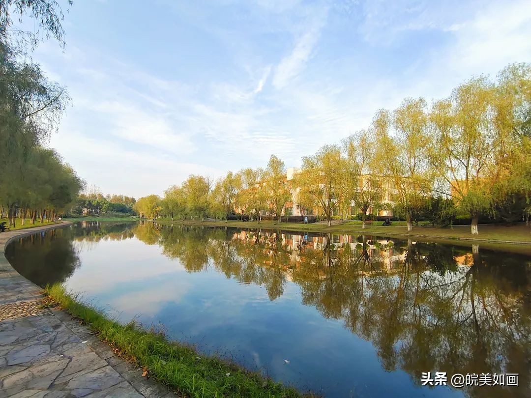 安徽大学好看的风景,高校最美秋景