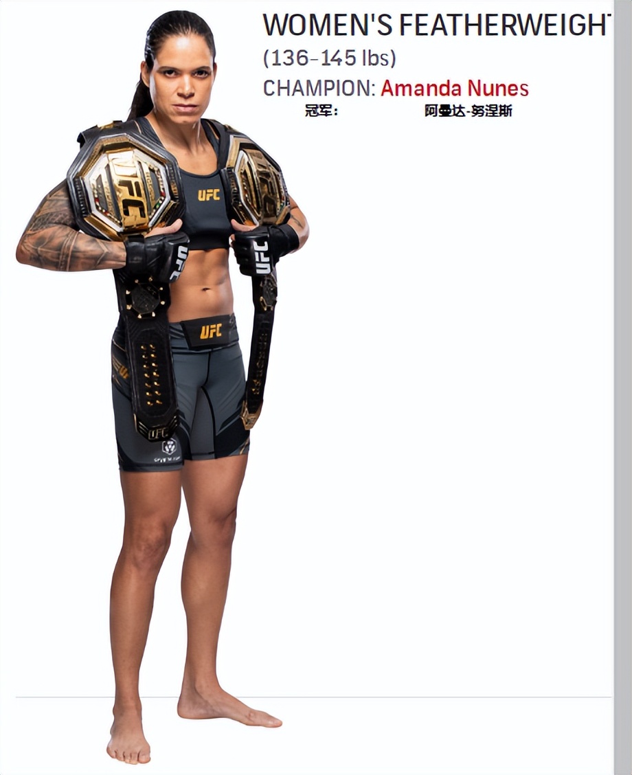 ufc各量级最新排名完整版,ufc各量级排行榜2024