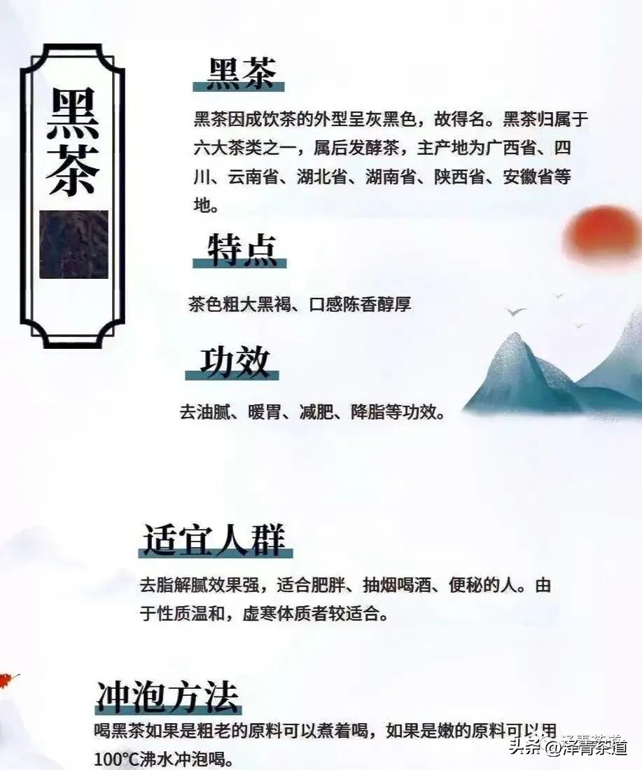 盖碗适合冲泡的六大茶类,中国茶道之六大茶类冲泡