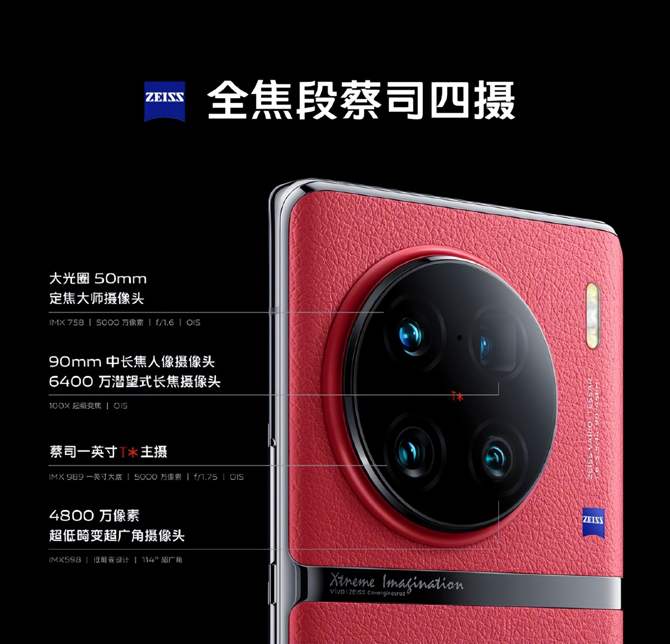 vivoX90Pro+正式发布:1英寸大底蔡司巅峰四摄加持6499起售