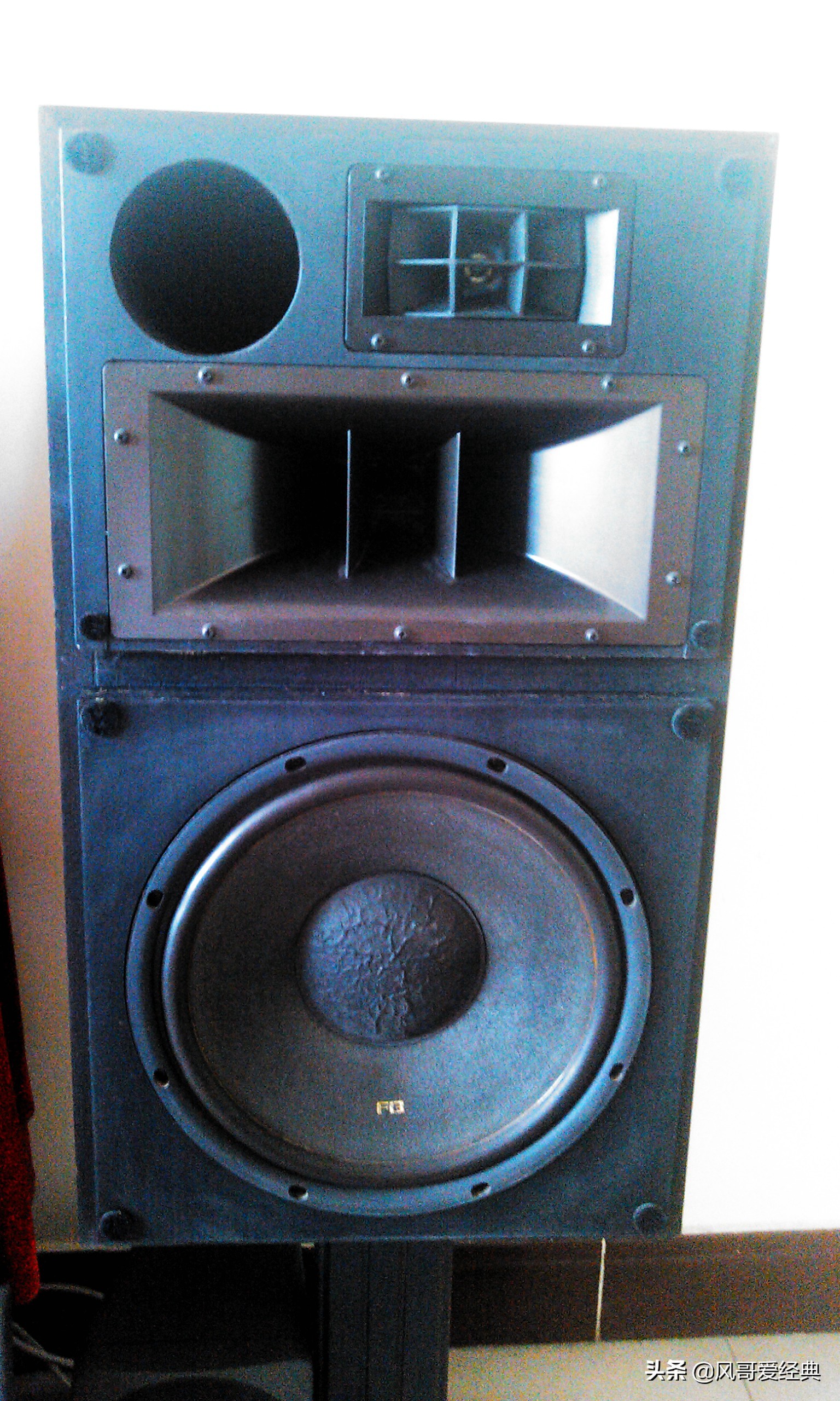 古董音箱经典老款,15寸古董号角音箱