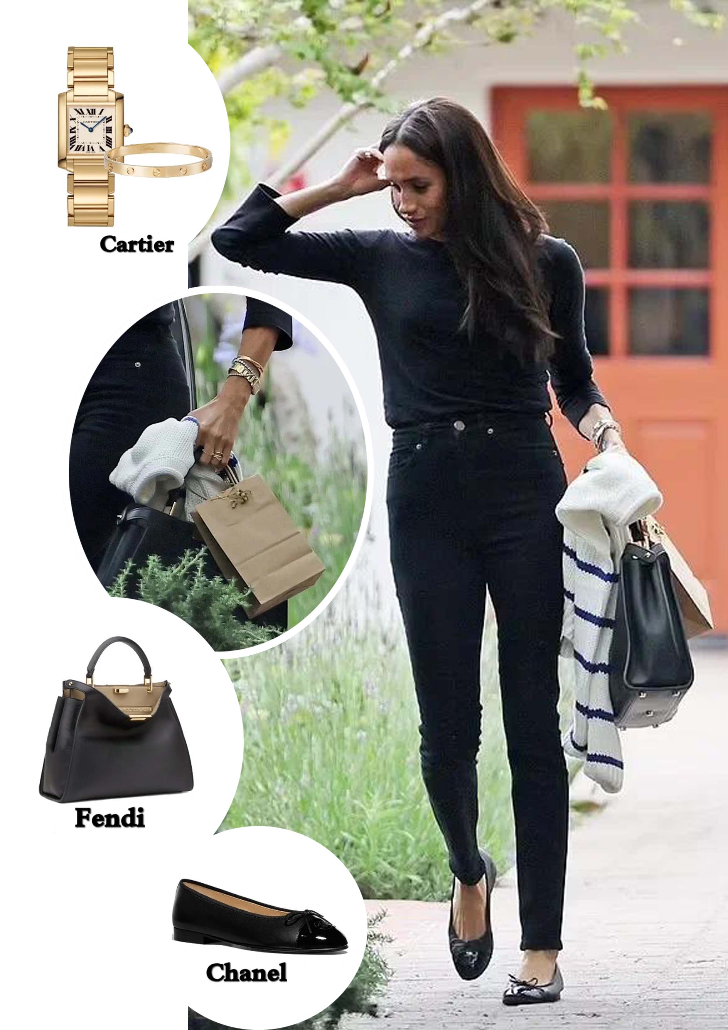 条纹衫这样穿也太时髦了，不仅实用还百搭，连凯特和梅根都爱穿