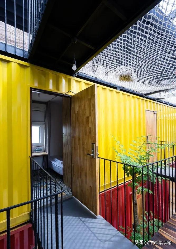 越南集装箱民宿,集装箱式酒店图片