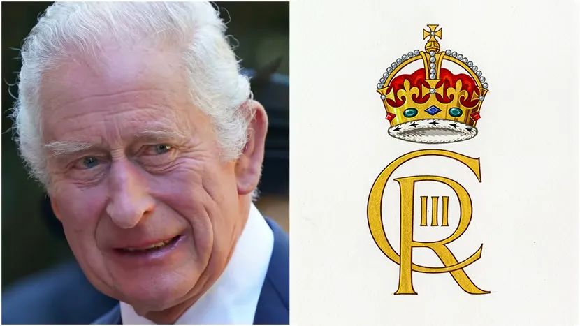 尴尬！英国新任国王查尔斯三世新Logo直接“撞衫”C罗个人标识？