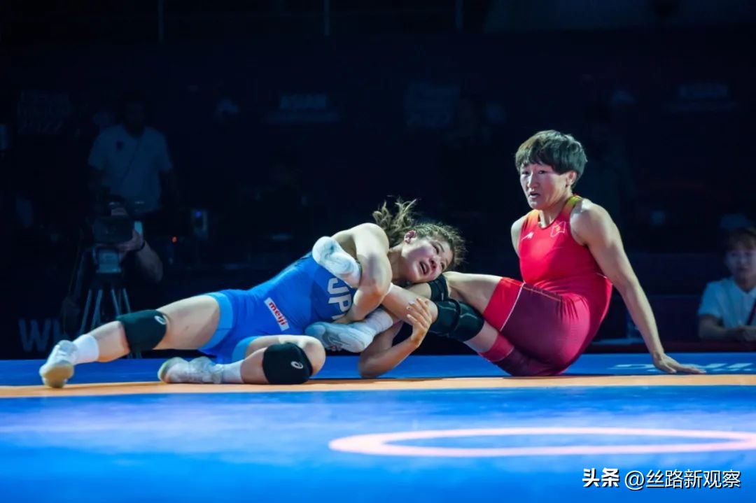 祝贺！阿依苏鲁•特纳别科娃第五次夺得亚洲摔跤锦标赛冠军