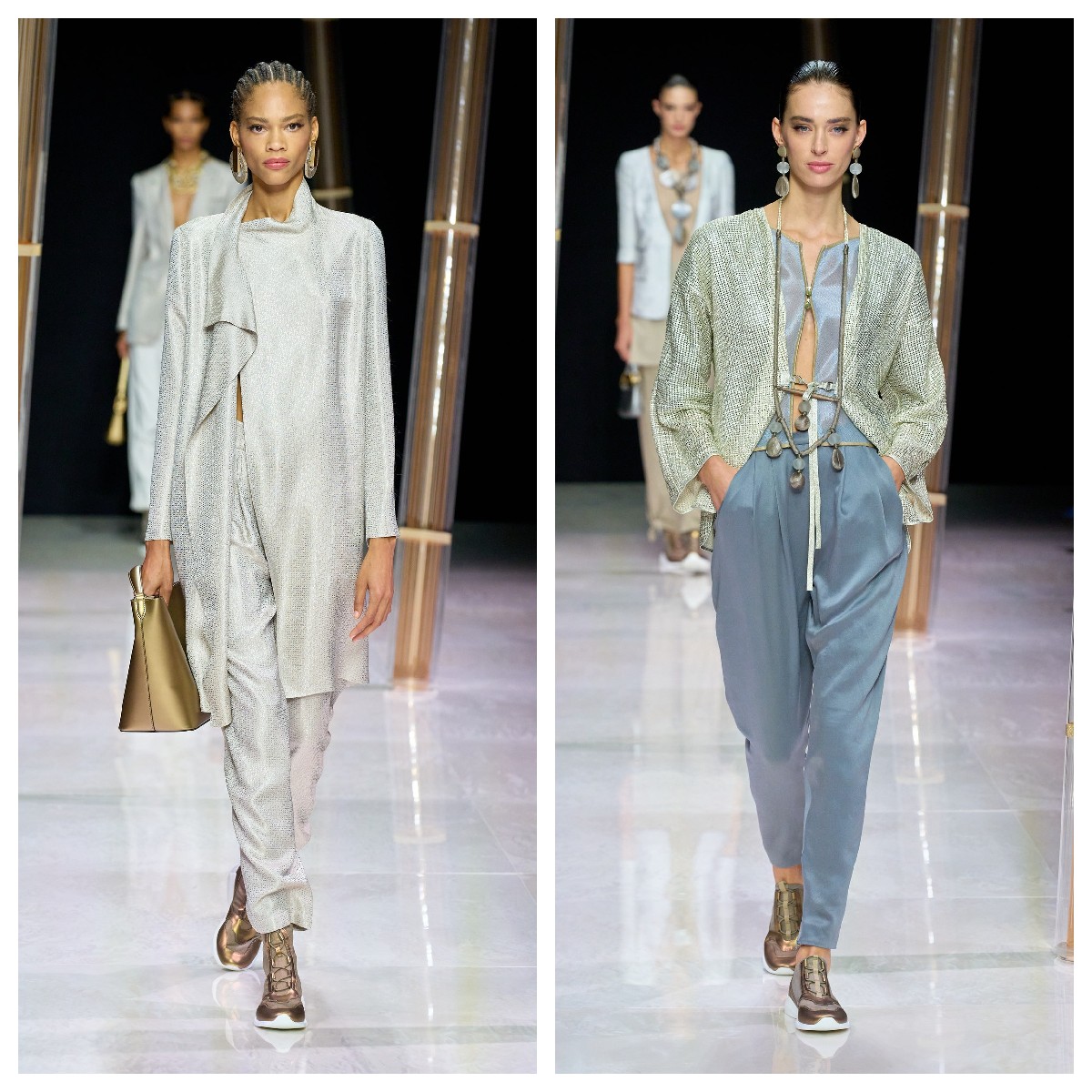 阿玛尼giorgioarmani2020早秋时装秀,阿玛尼armani2022秋冬米兰时装周