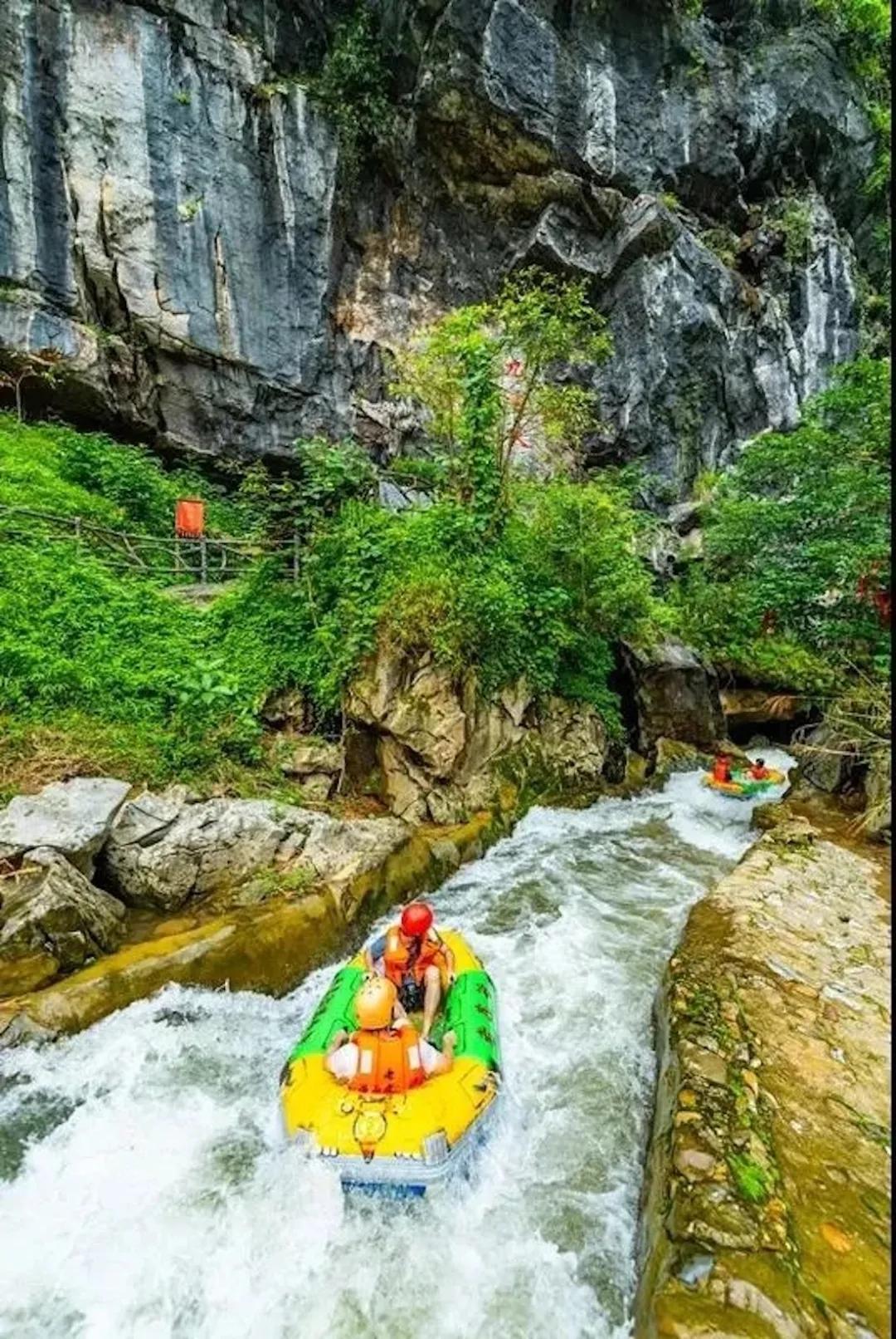 清远英德老虎谷溶洞漂流,广州出发清远三天两夜旅游攻略