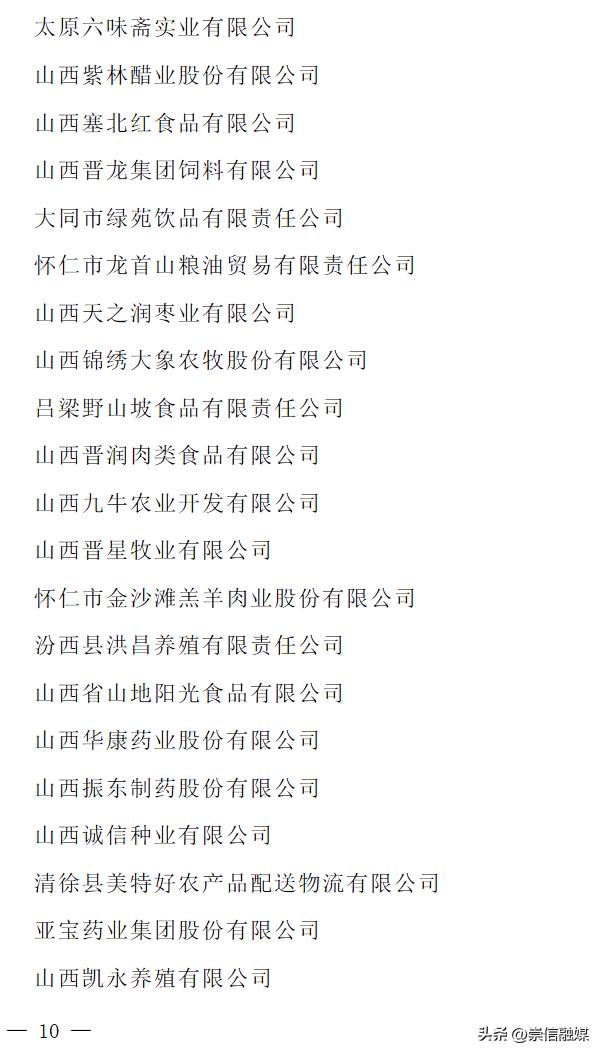 2023年农业产业化龙头企业名单,农业产业化国家重点龙头企业